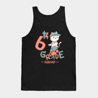 6th grade cat Tank Top